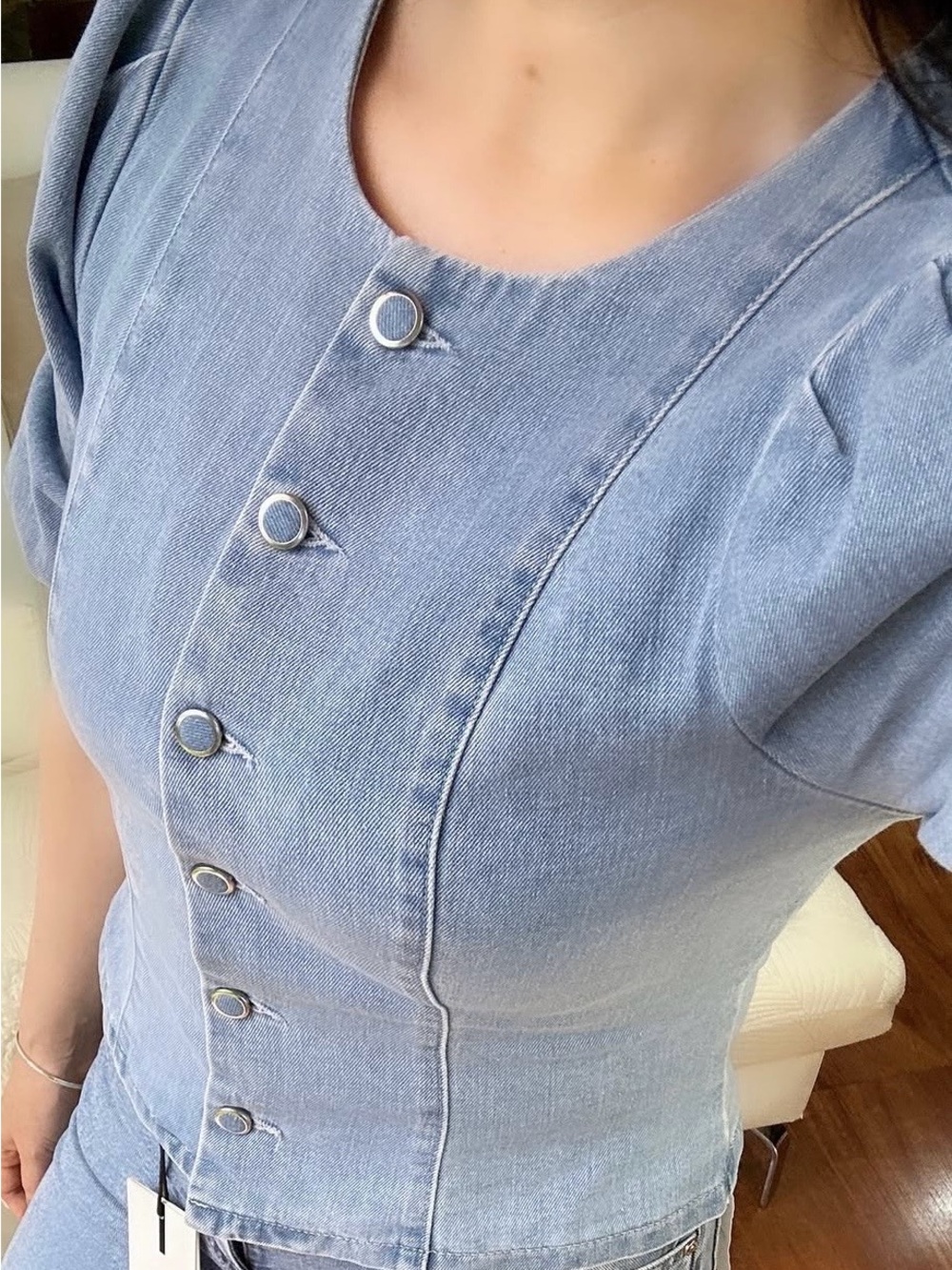 NWT- Bailey 44  Savory Denim Shirt - XS
